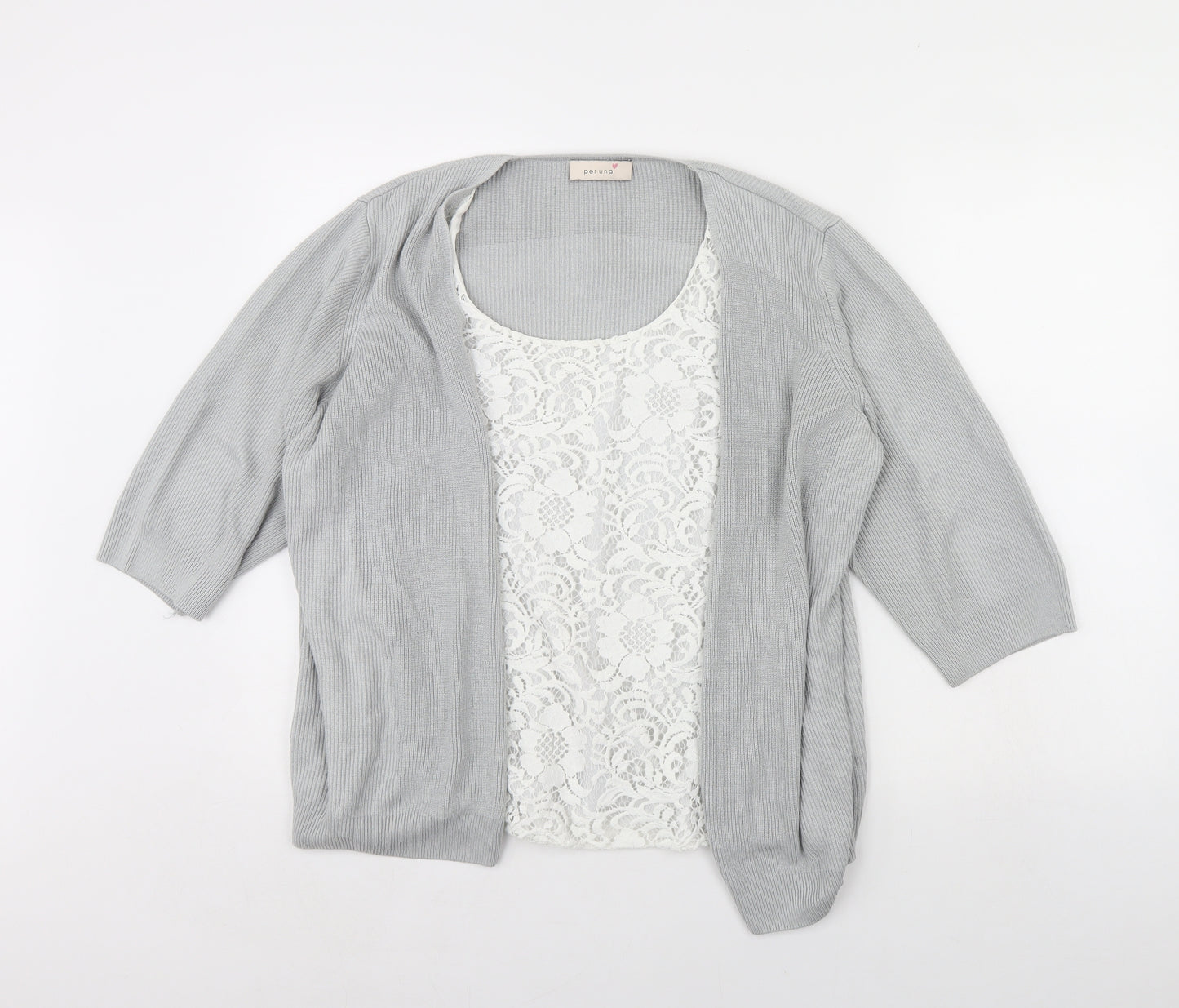 m&s Womens Grey   Pullover Jumper Size 18