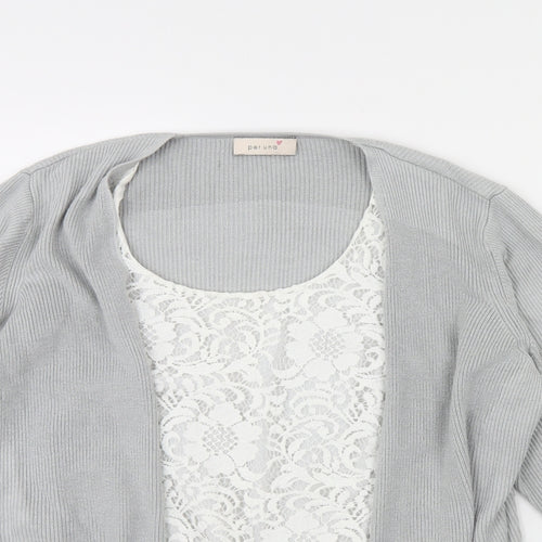 m&s Womens Grey   Pullover Jumper Size 18