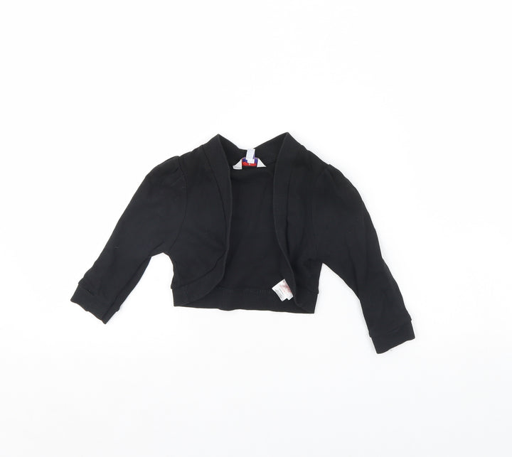 Girl 2 Girl Girls Black   Cardigan Jumper Size 5 Years