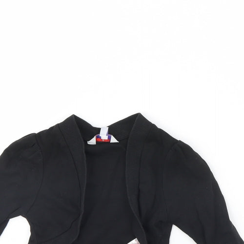 Girl 2 Girl Girls Black   Cardigan Jumper Size 5 Years