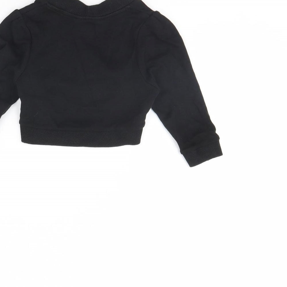 Girl 2 Girl Girls Black   Cardigan Jumper Size 5 Years