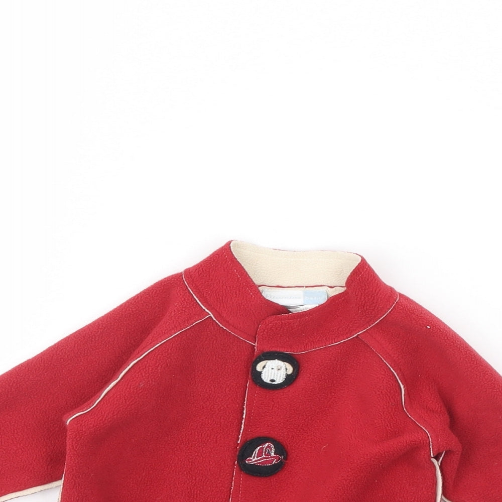 Vitamins Baby Red   Jacket  Size 6-9 Months