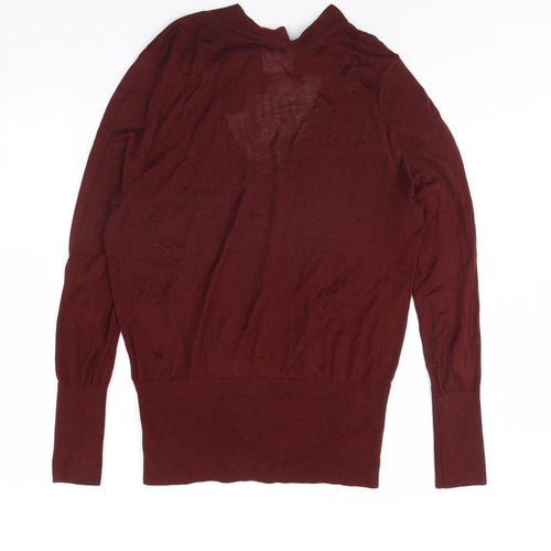 H&M Womens Red   Pullover Jumper Size L