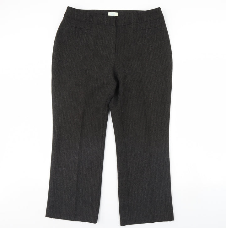 Klass Womens Grey Dress Pants Trousers Size 16 L28 in