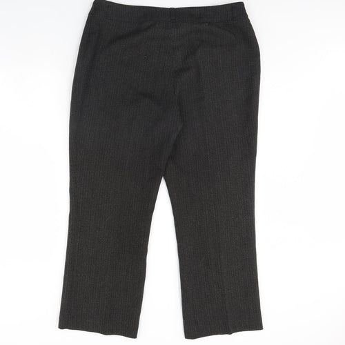 Klass Womens Grey   Dress Pants Trousers Size 16 L28 in
