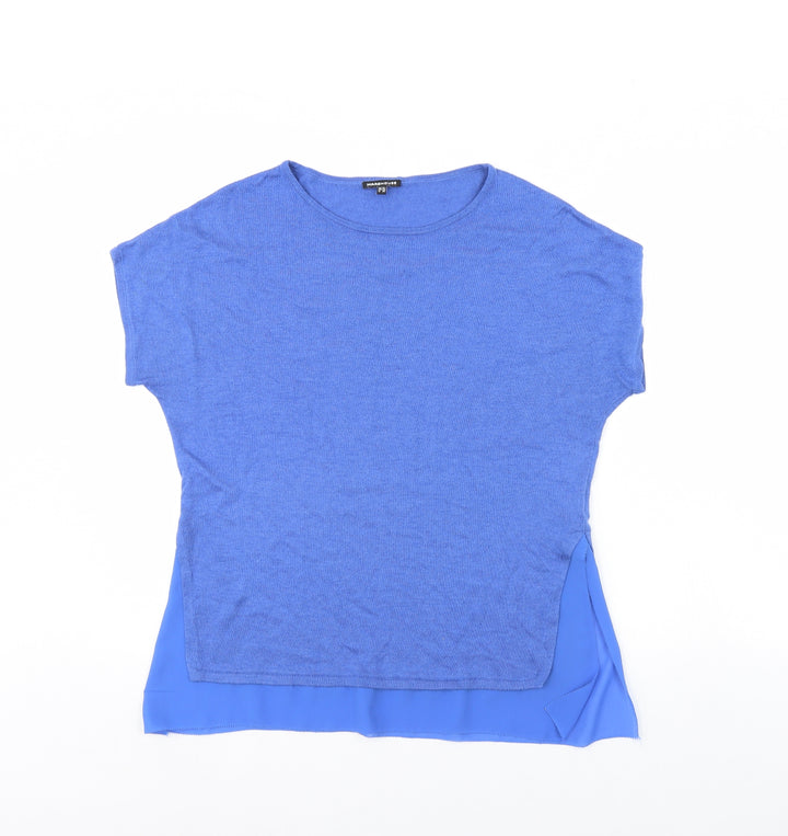 Warehouse Womens Blue Pullover Jumper Size 10