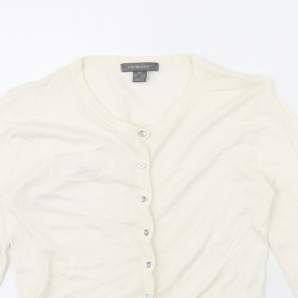 Primark Womens Beige   Cardigan Jumper Size XS
