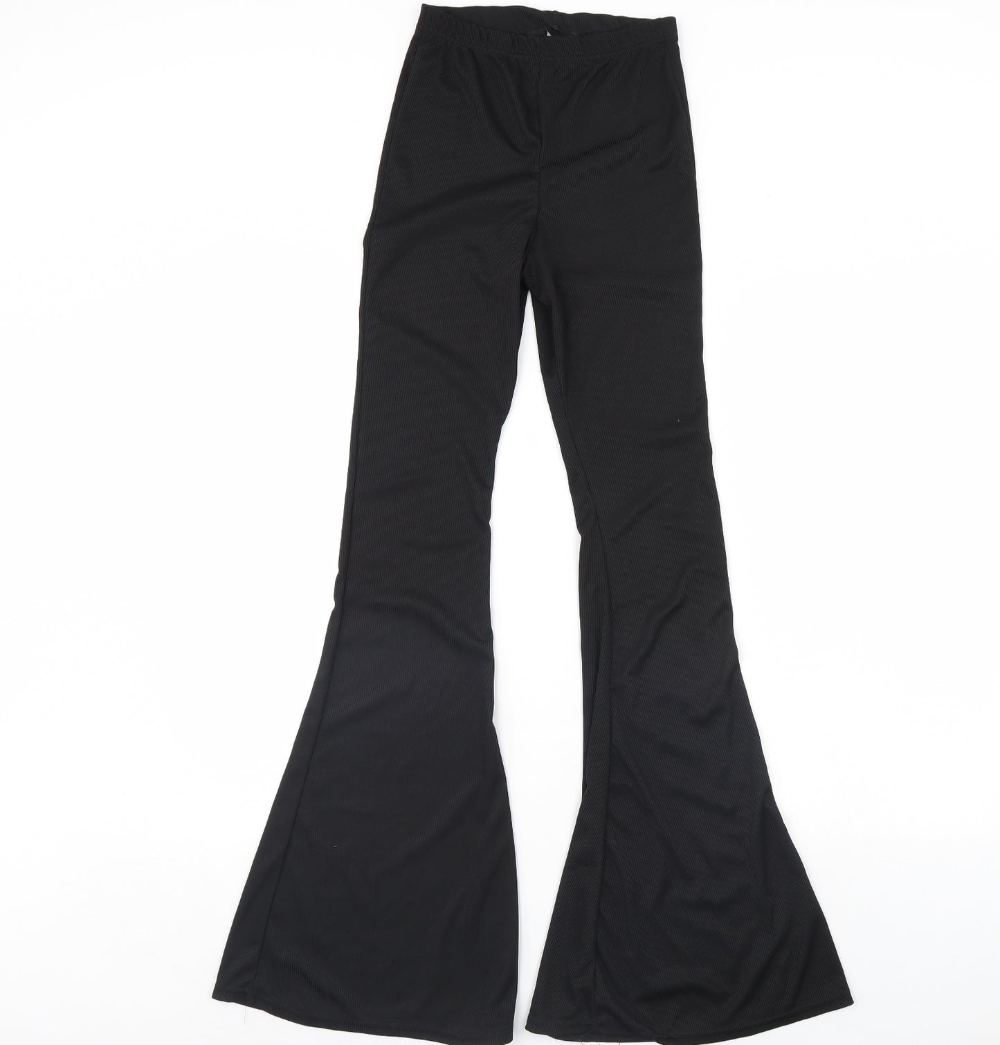 Pretty little thing Womens Black   Trousers  Size 6 L34 in