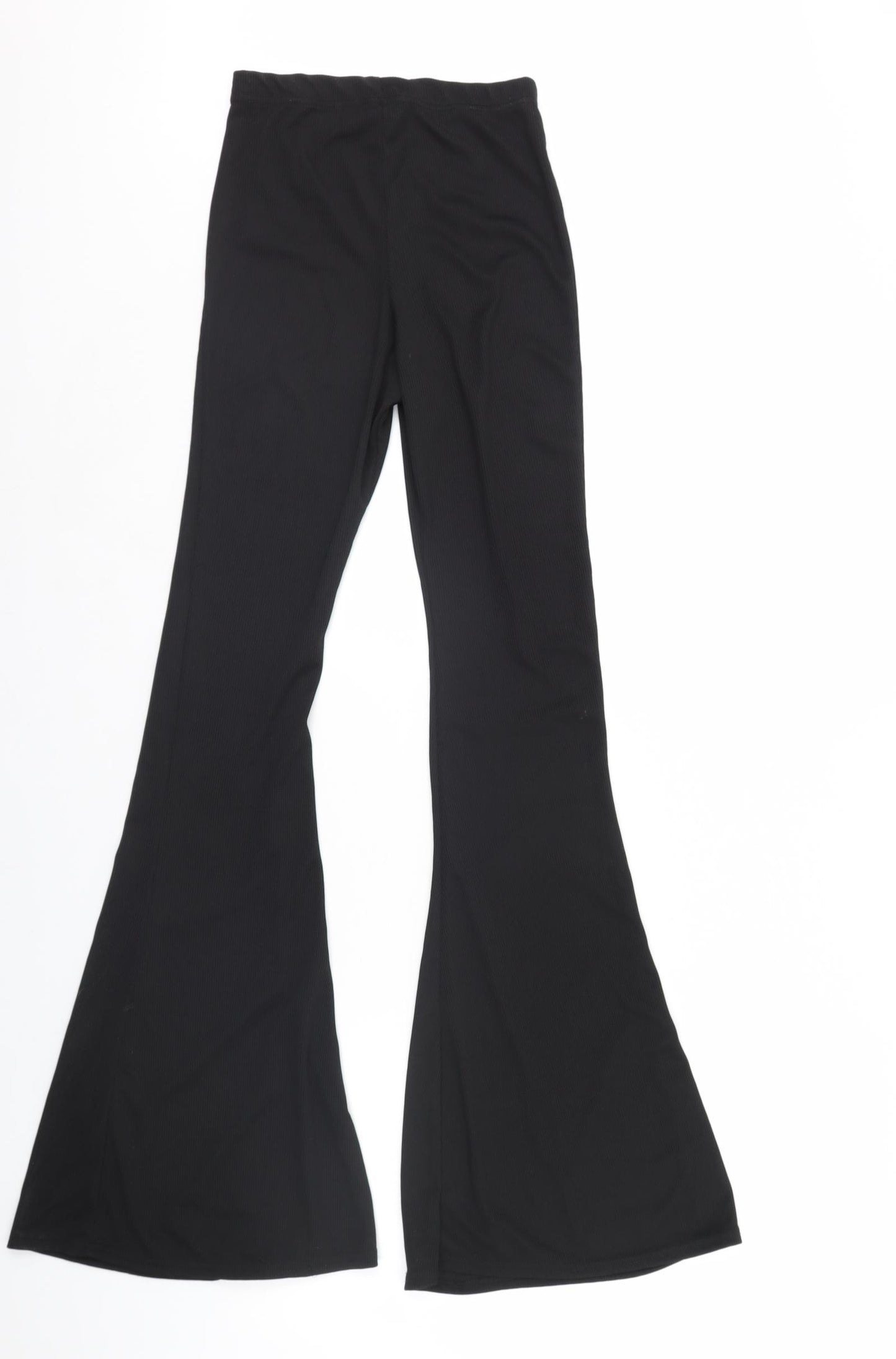 Pretty little thing Womens Black   Trousers  Size 6 L34 in