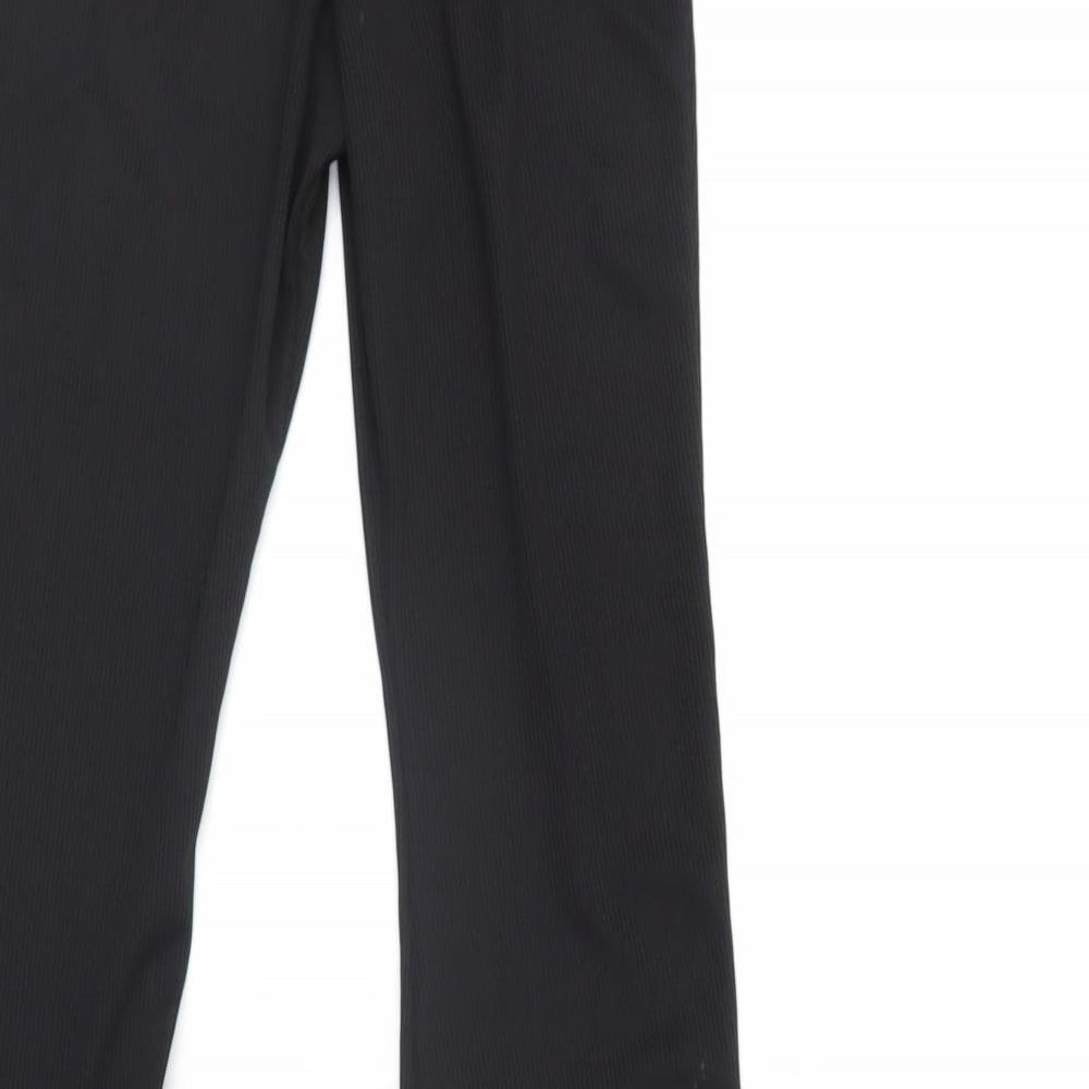 Pretty little thing Womens Black   Trousers  Size 6 L34 in