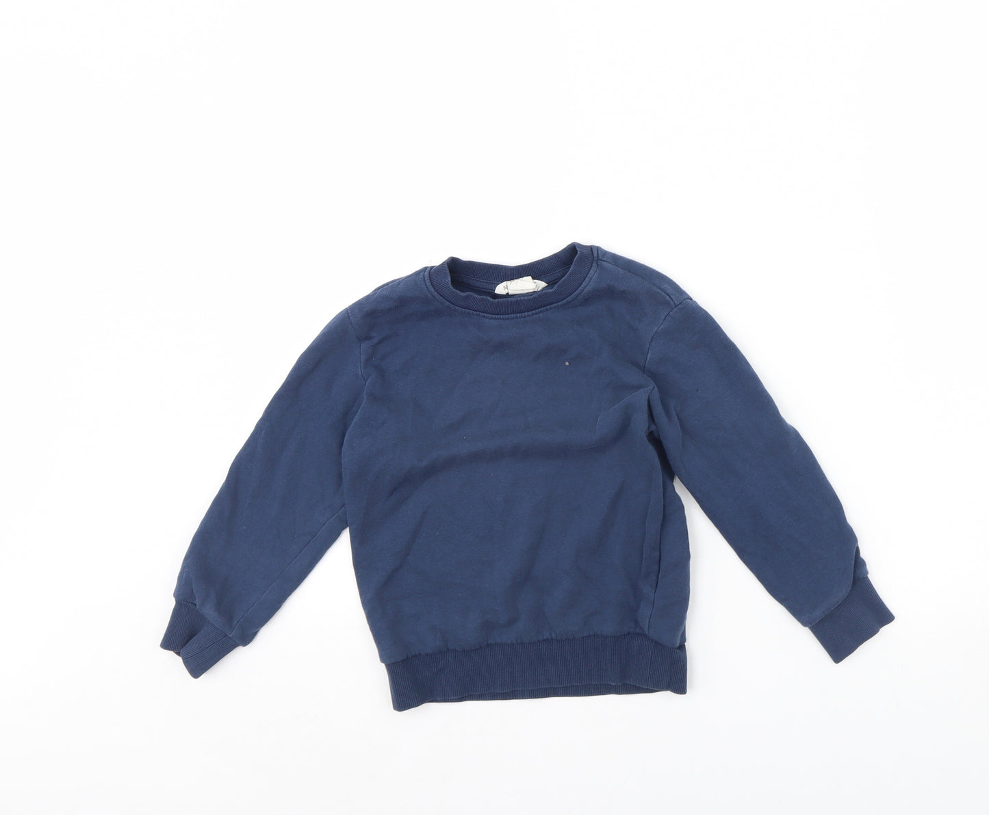 H&M Boys Blue   Pullover Jumper Size 4 Years