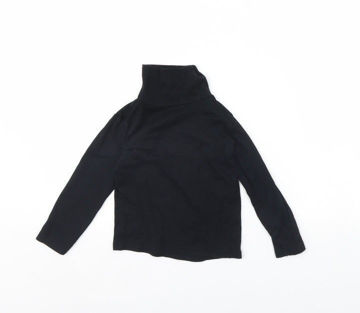 Anko Girls Black Basic Blouse Size 4 Years