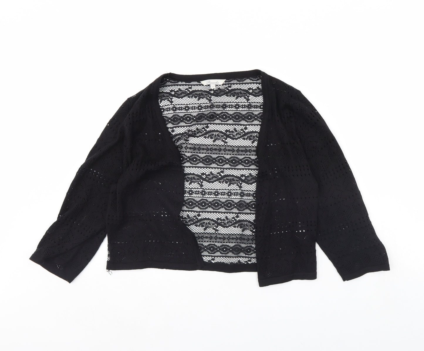 Peacocks Womens Black   Cardigan Jumper Size 16
