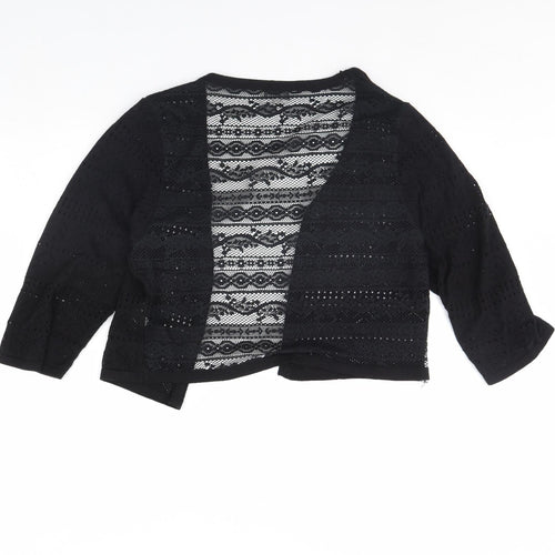 Peacocks Womens Black   Cardigan Jumper Size 16