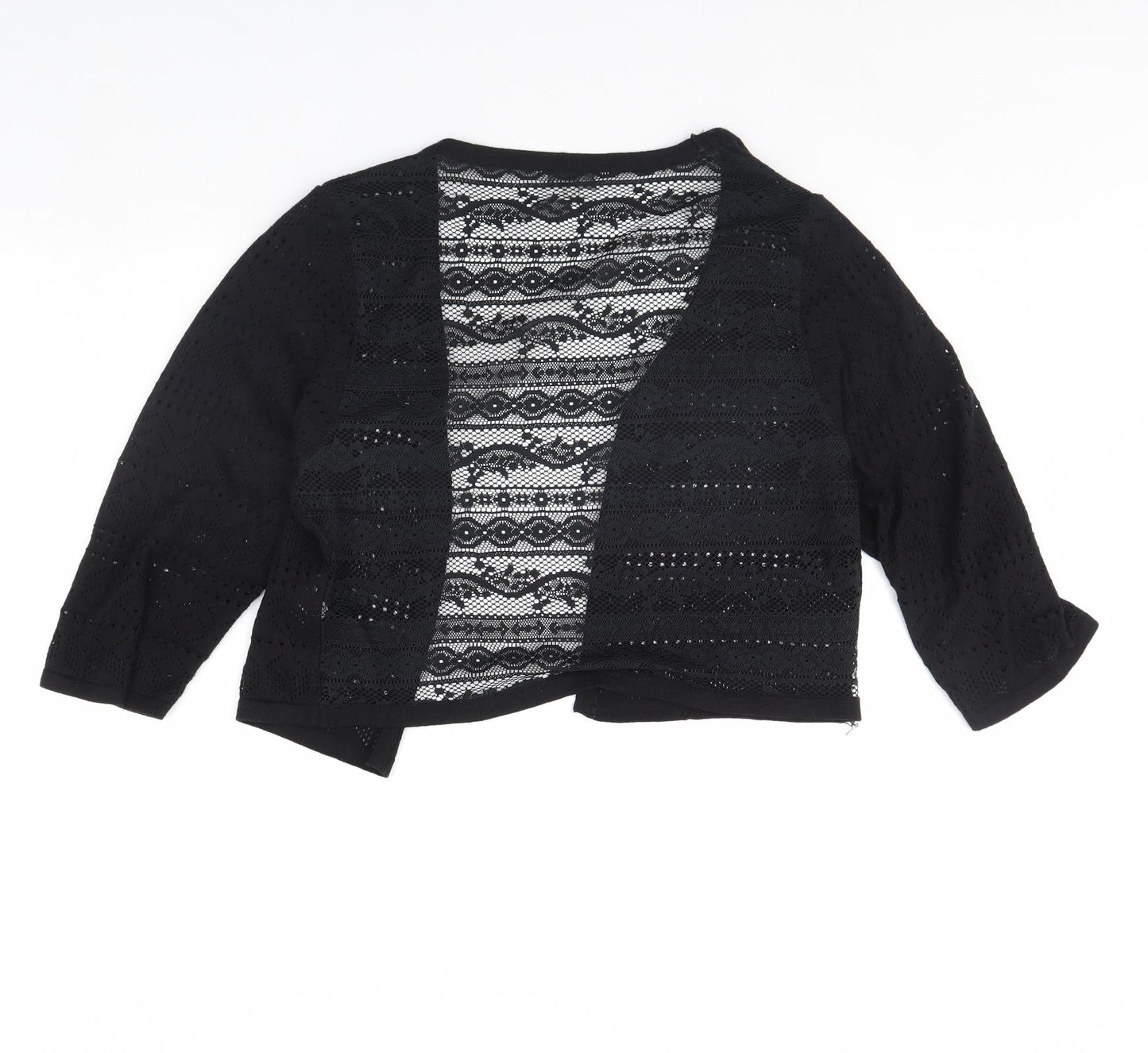 Peacocks Womens Black   Cardigan Jumper Size 16