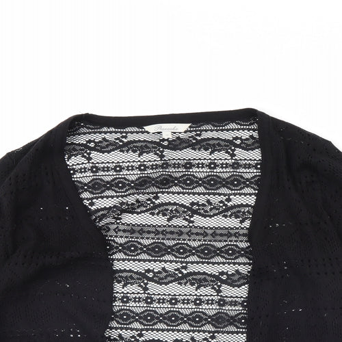 Peacocks Womens Black   Cardigan Jumper Size 16