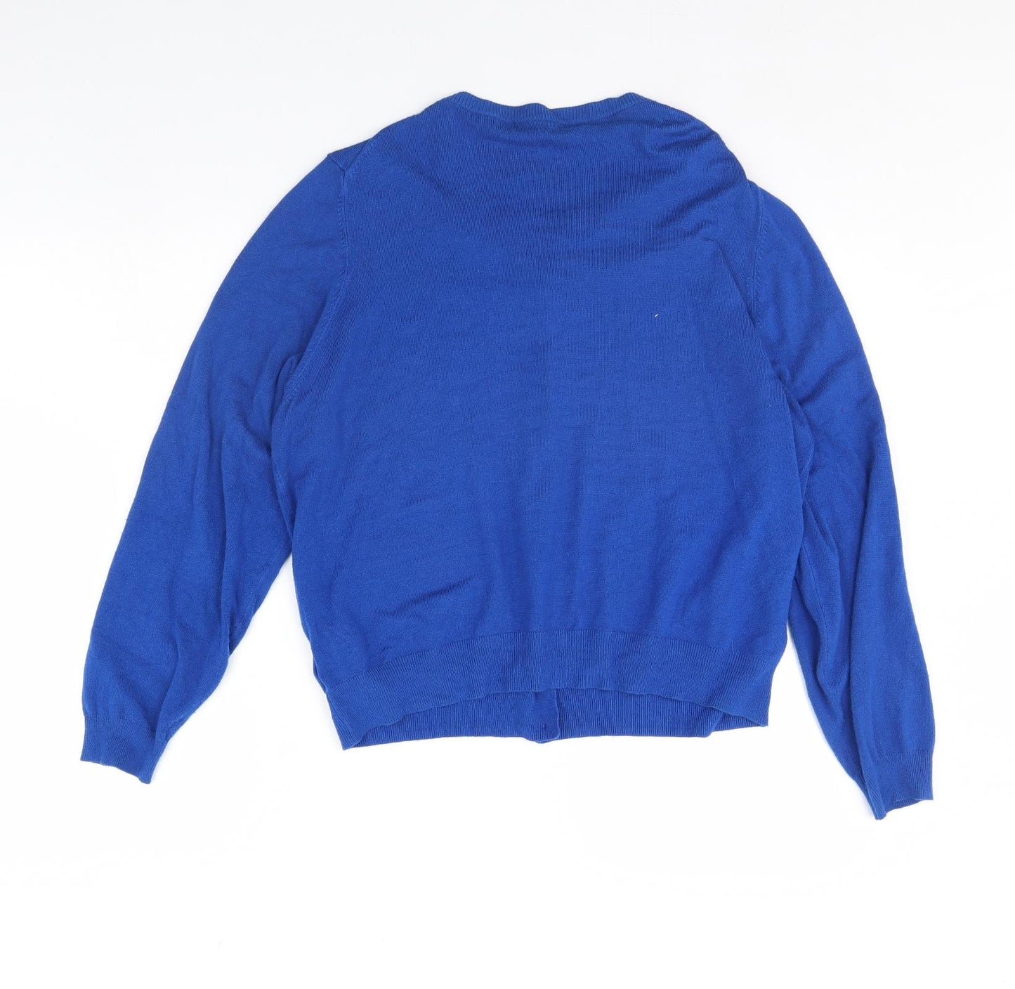 m&s Womens Blue   Cardigan Jumper Size 20