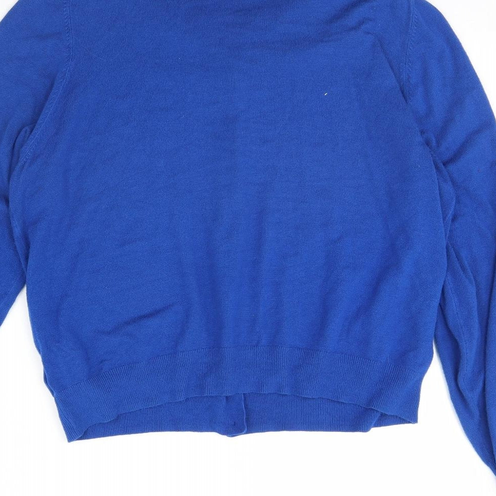 m&s Womens Blue   Cardigan Jumper Size 20