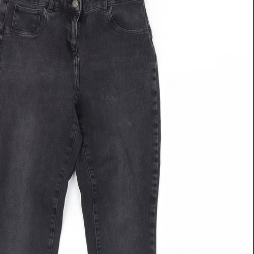 NEXT Womens Black  Denim Skinny Jeans Size 14 L28 in