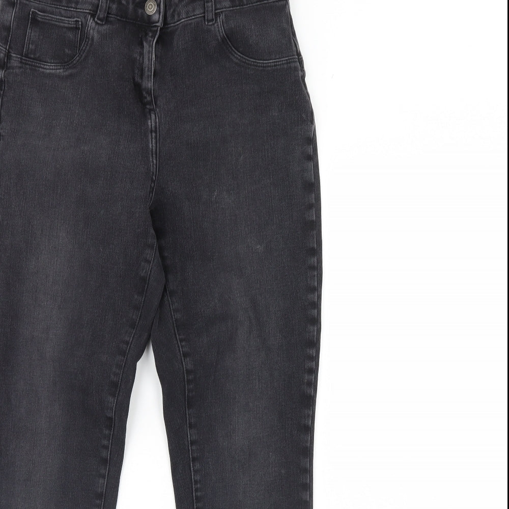 NEXT Womens Black  Denim Skinny Jeans Size 14 L28 in