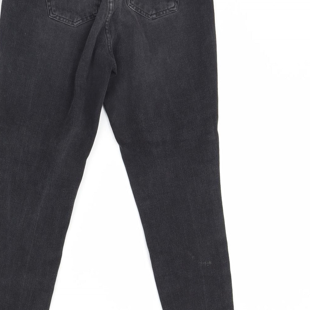 NEXT Womens Black  Denim Skinny Jeans Size 14 L28 in