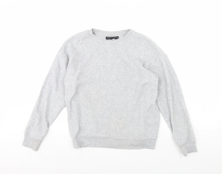 Topshop Womens Grey Pullover Jumper Size 10