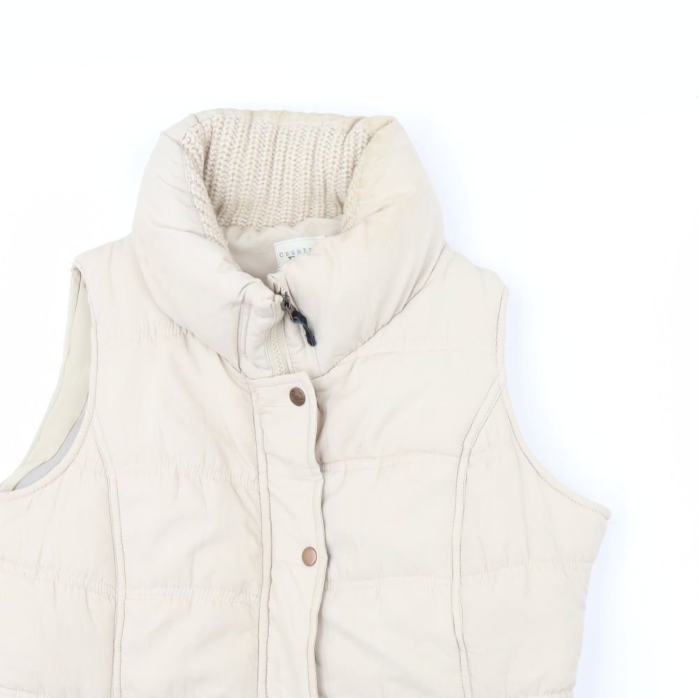 Country rose Womens Beige   Gilet Coat Size M