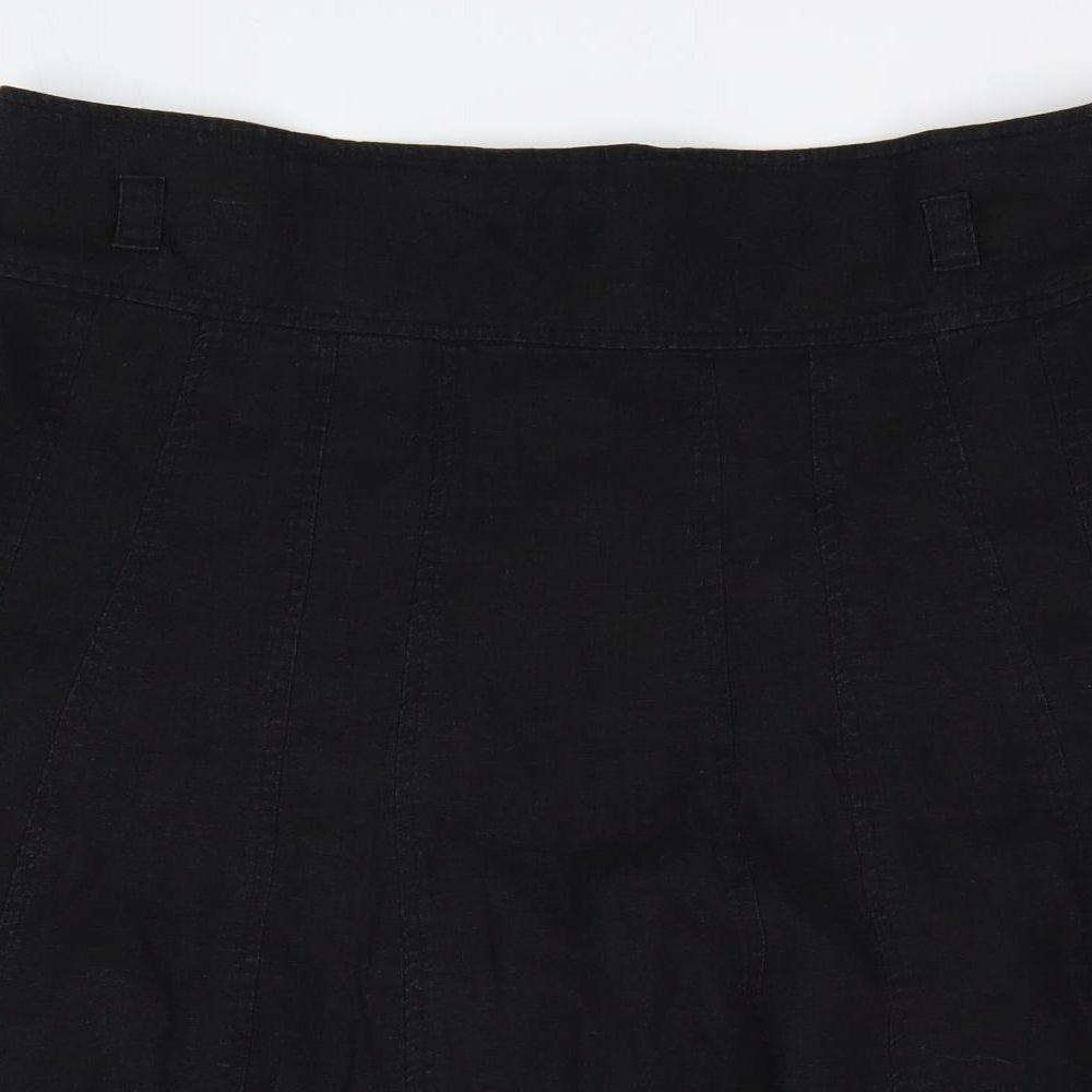 New Look Womens Black   Flare Skirt
