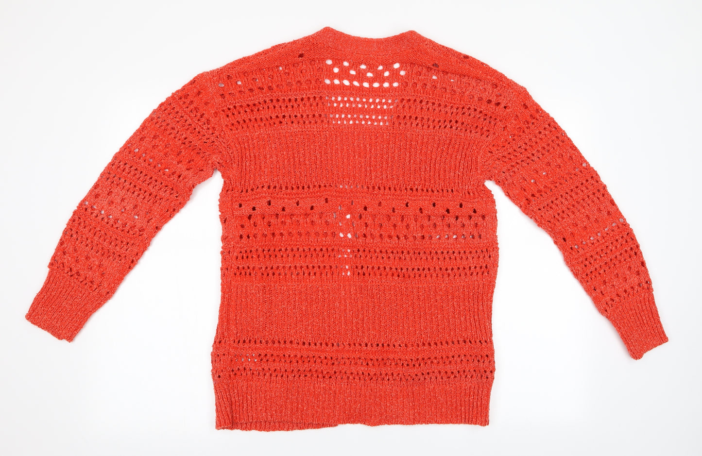 Papay Womens Orange   Cardigan Jumper Size M