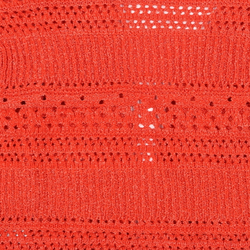 Papay Womens Orange   Cardigan Jumper Size M