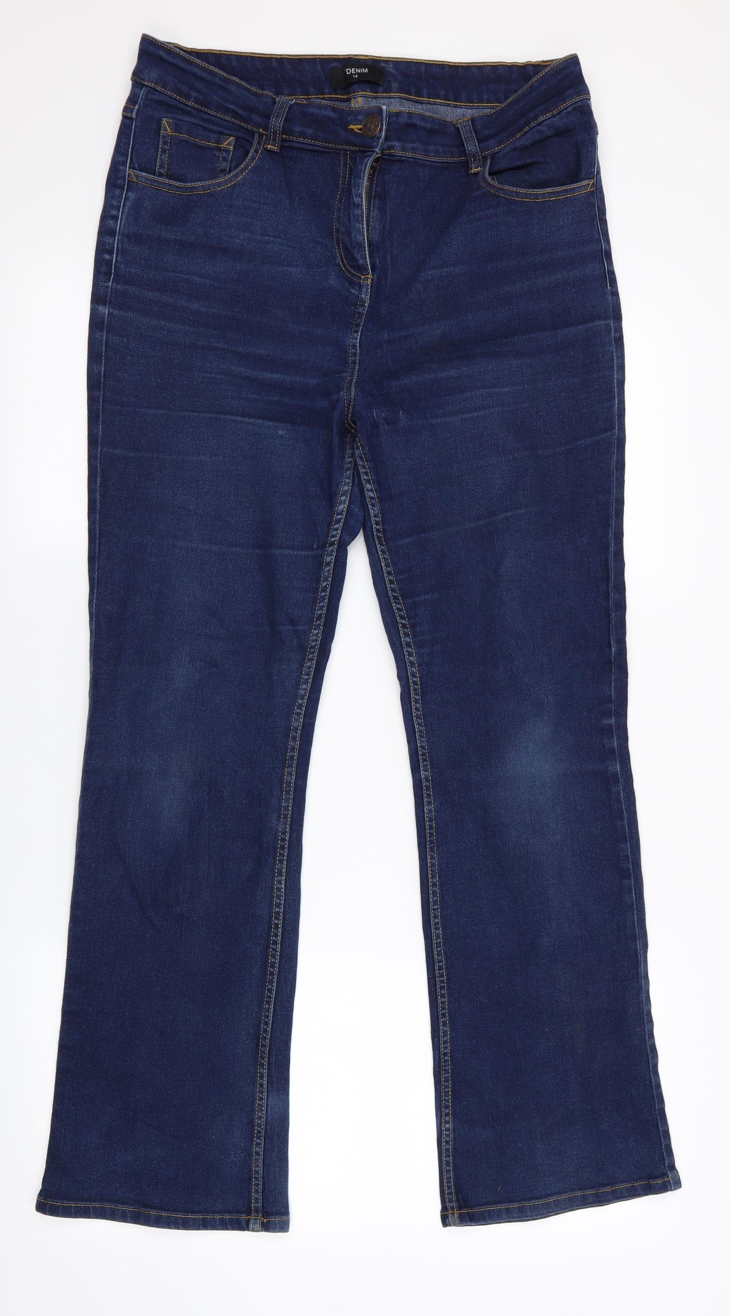 Matalan Womens Blue   Bootcut Jeans Size 14 L29 in