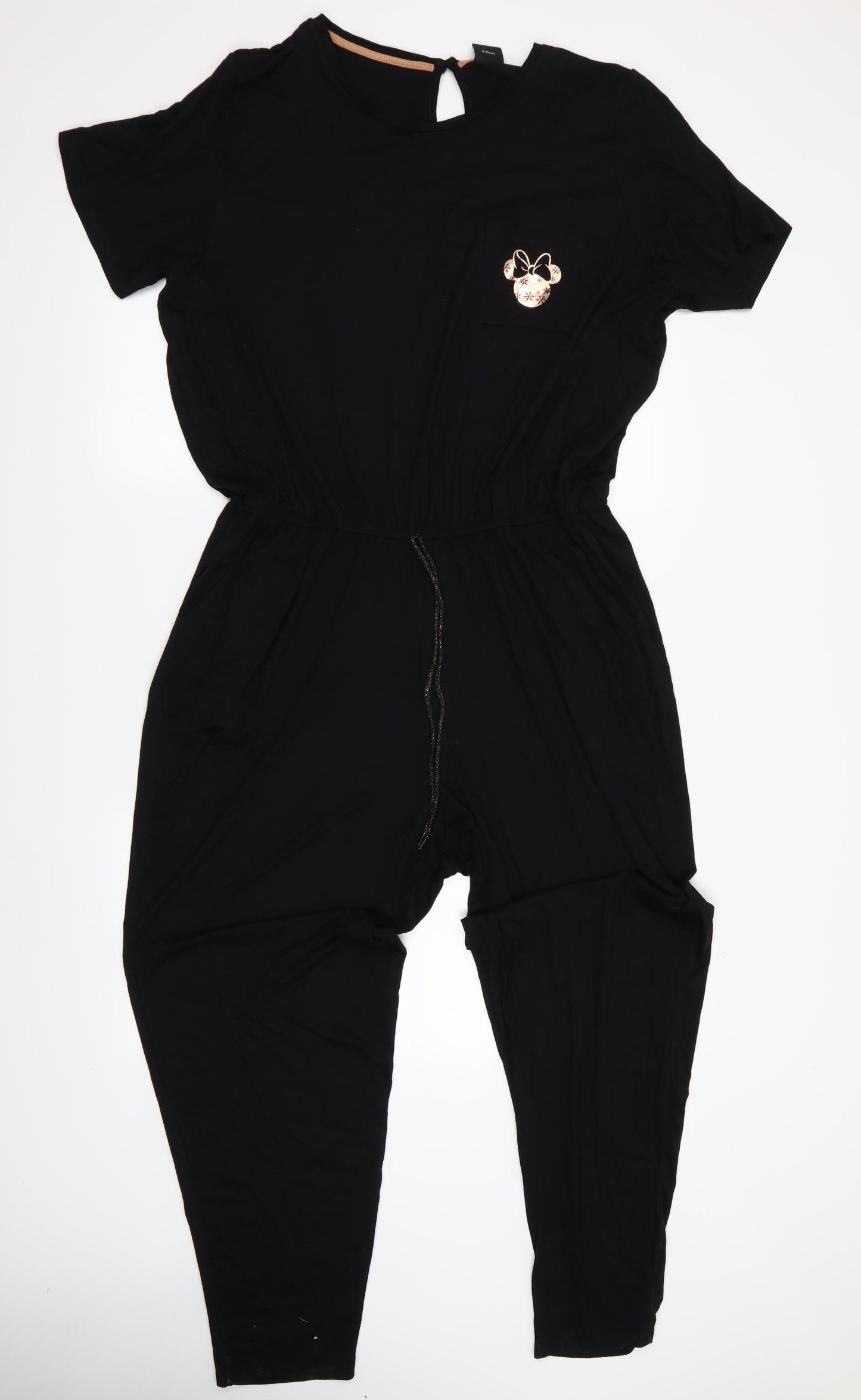 George Womens Black Animal Print   One Piece Size XL  - Minie Mouse Christmas Ball
