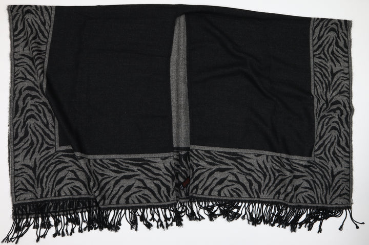 Debenhams Womens Black Animal Print Overcoat Poncho One Size - Cape Style Poncho