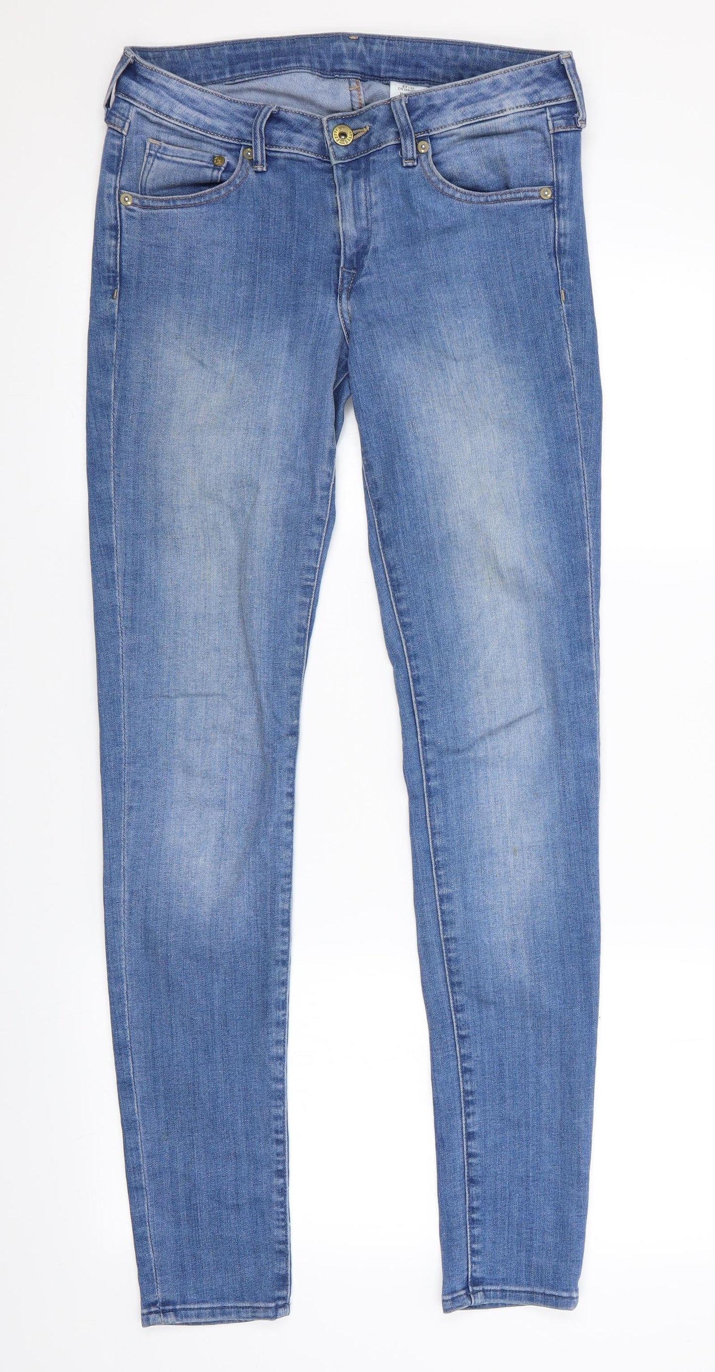 H&M Mens Blue   Skinny Jeans Size 27 L32 in - Super Skinny Low Waist