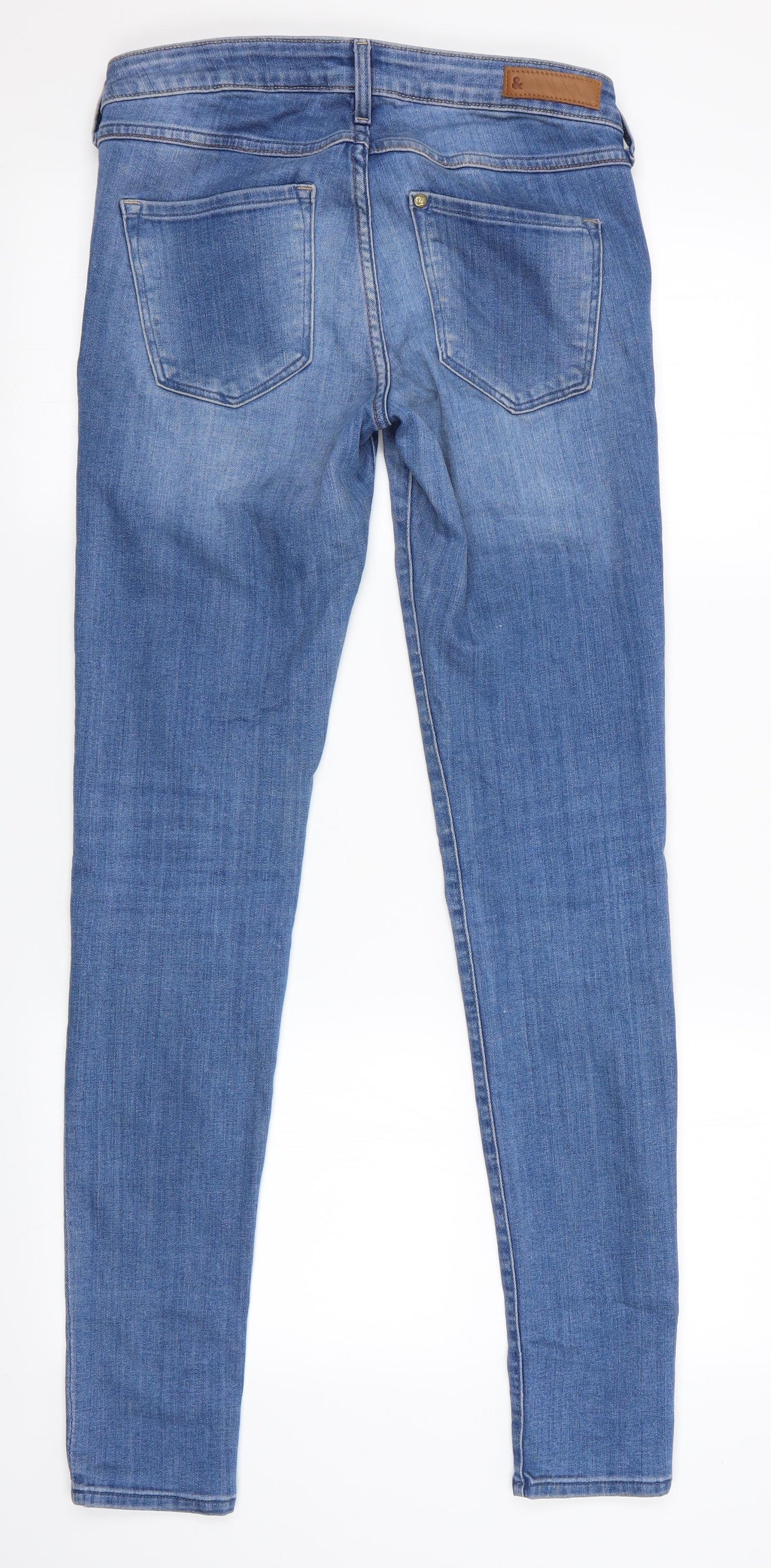 H&M Mens Blue   Skinny Jeans Size 27 L32 in - Super Skinny Low Waist