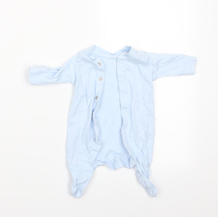 Mothercare Boys Blue Babygrow One-Piece Size 0-3 Months