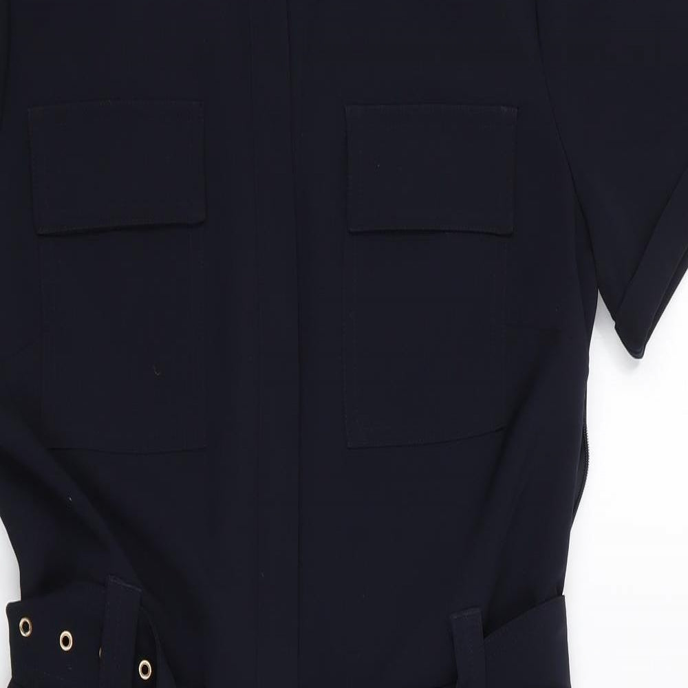 Oasis Womens Blue   Shirt Dress  Size 12