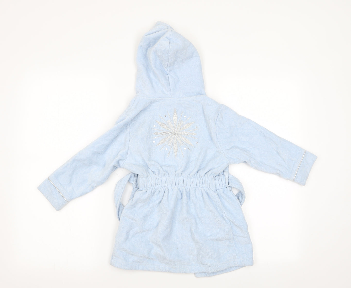 Disney Girls Blue    Gown Size 3 Years  - Frozen Dressing Gown