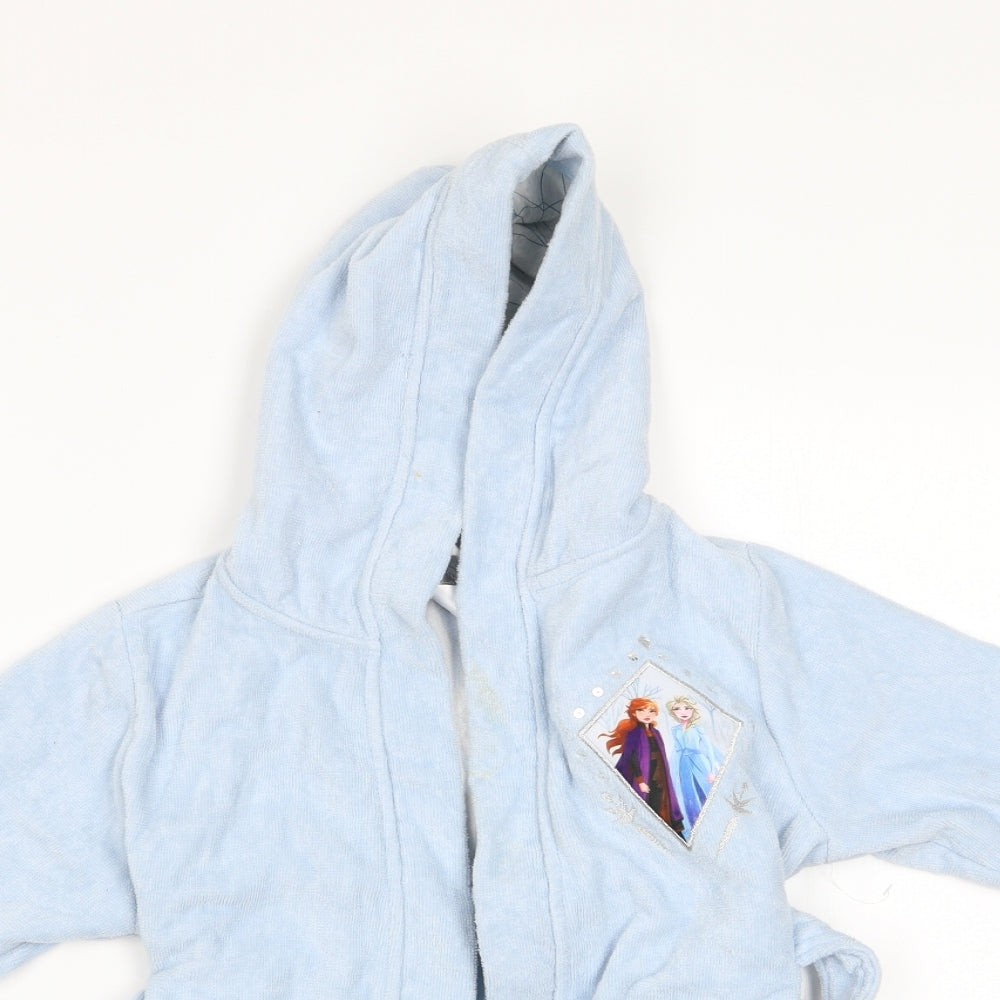 Disney Girls Blue    Gown Size 3 Years  - Frozen Dressing Gown