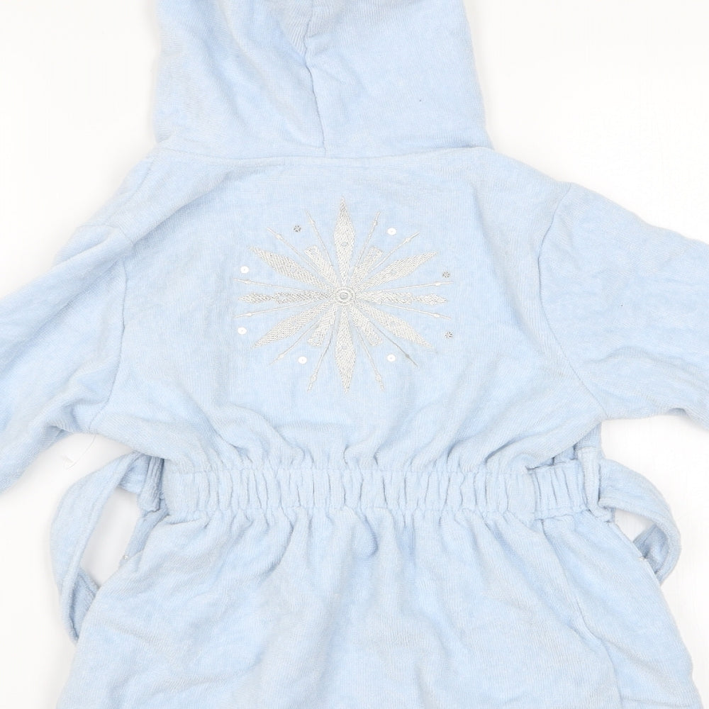 Disney Girls Blue    Gown Size 3 Years  - Frozen Dressing Gown