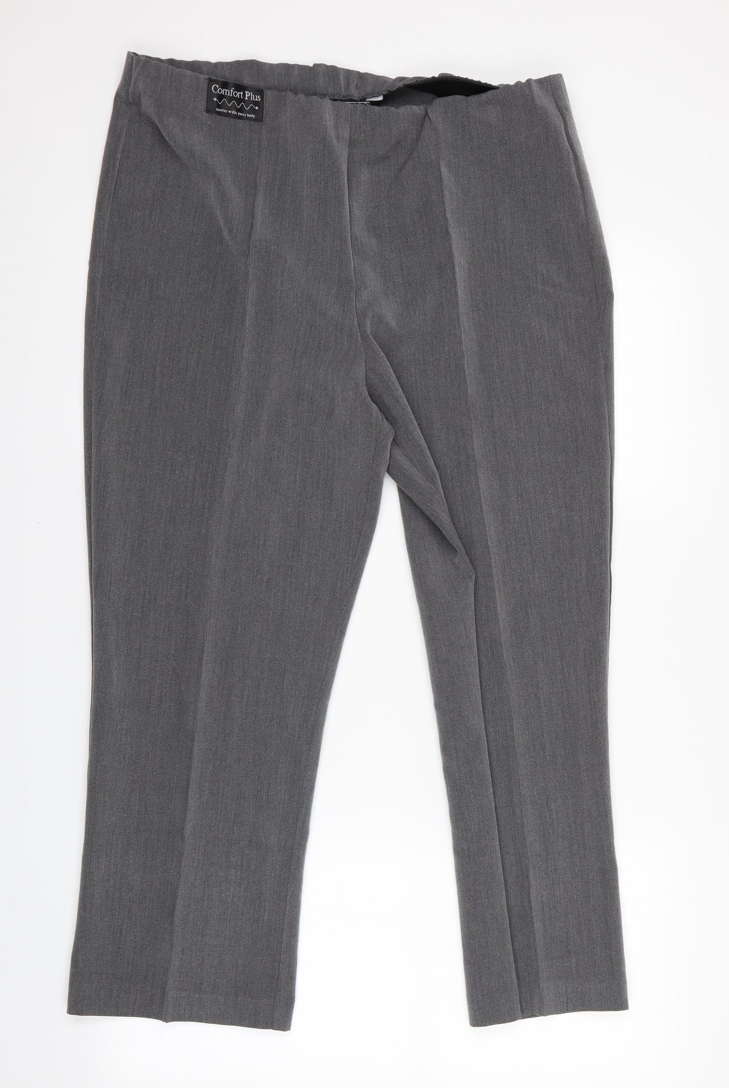 Classic Comfort Womens Grey   Trousers  Size 14 L25 in