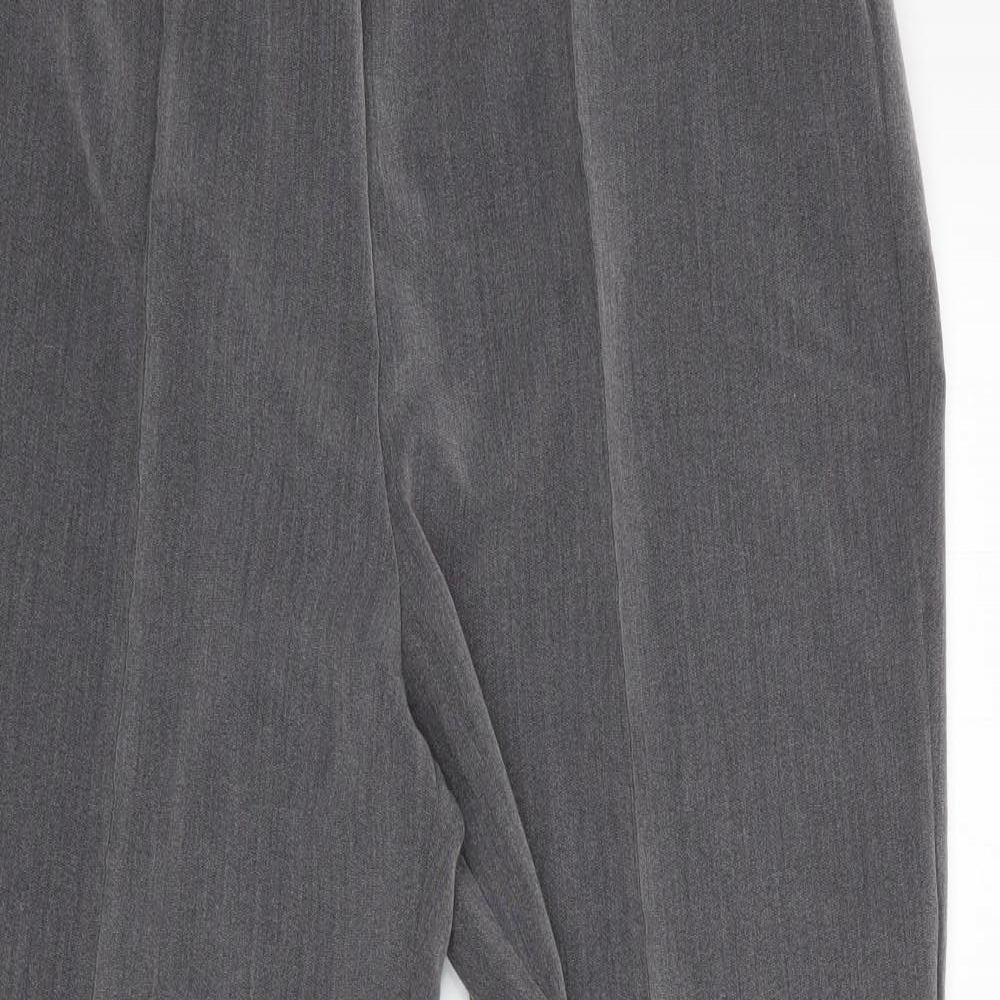 Classic Comfort Womens Grey   Trousers  Size 14 L25 in