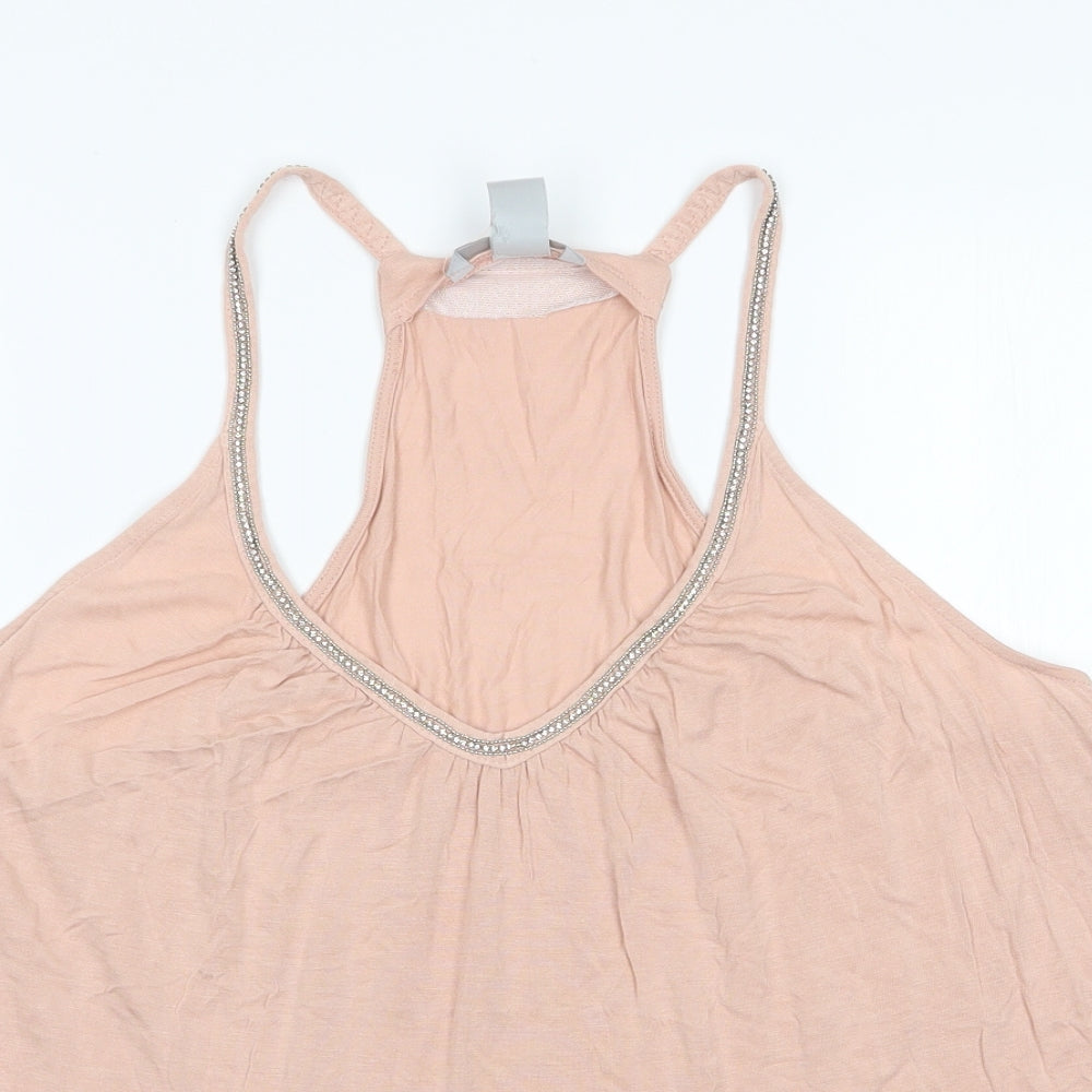 H&M Womens Pink   Camisole T-Shirt Size 8