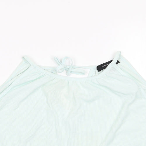 Atmosphere Womens Green   Camisole T-Shirt Size 4  - Tie back of neck