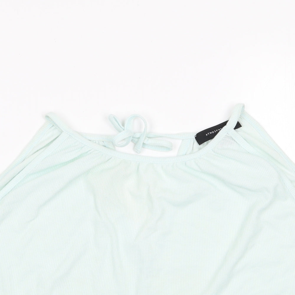 Atmosphere Womens Green   Camisole T-Shirt Size 4  - Tie back of neck