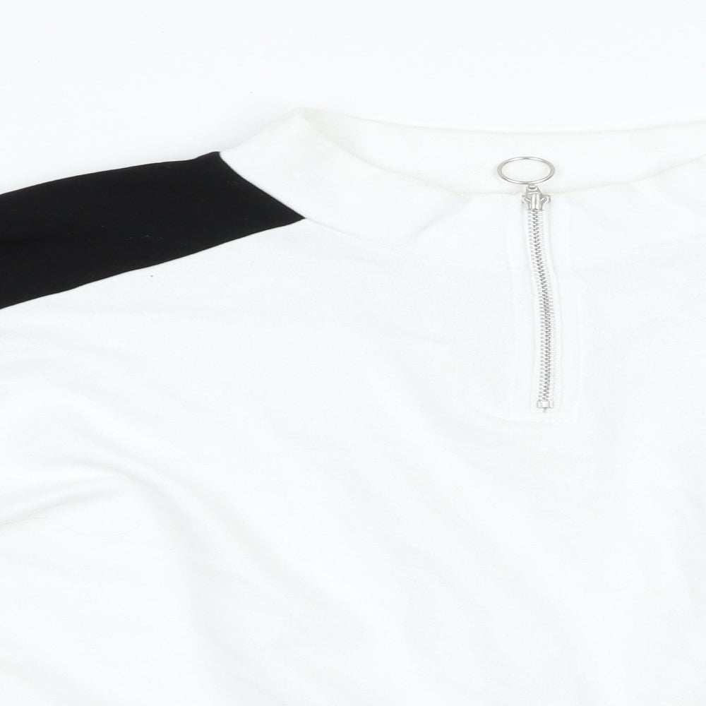 New Look Girls White   Pullover Sweatshirt Size 12-13 Years  - Cropped - New York Est 1998