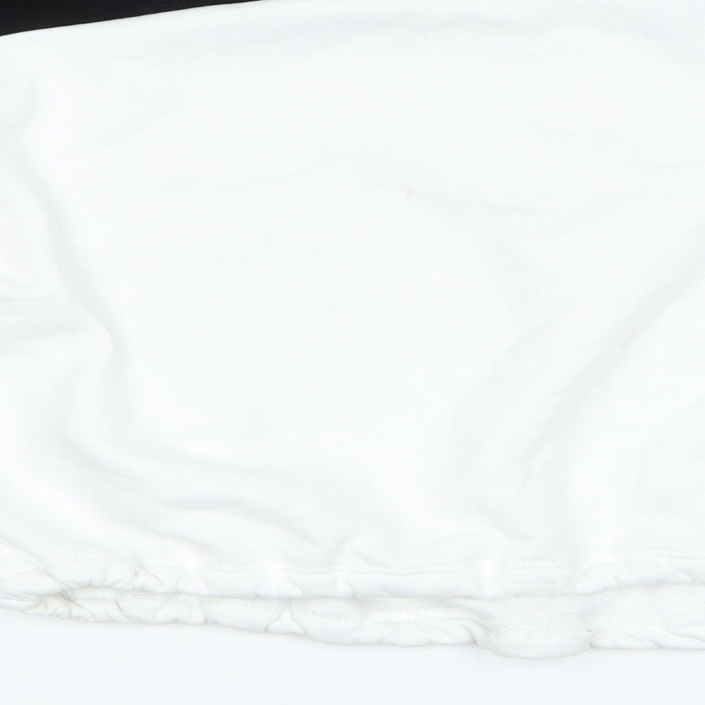 New Look Girls White   Pullover Sweatshirt Size 12-13 Years  - Cropped - New York Est 1998