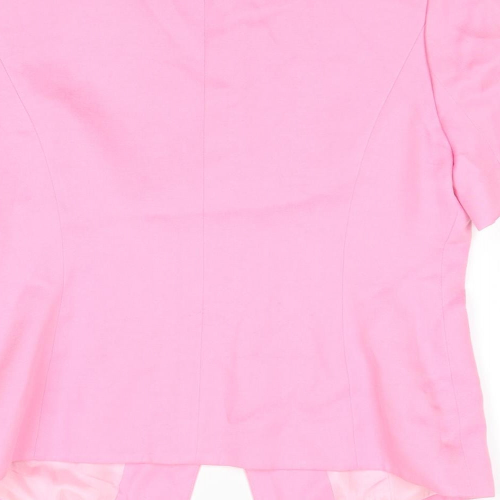 Country Casuals Womens Pink   Jacket  Size 14  - Short Sleeve