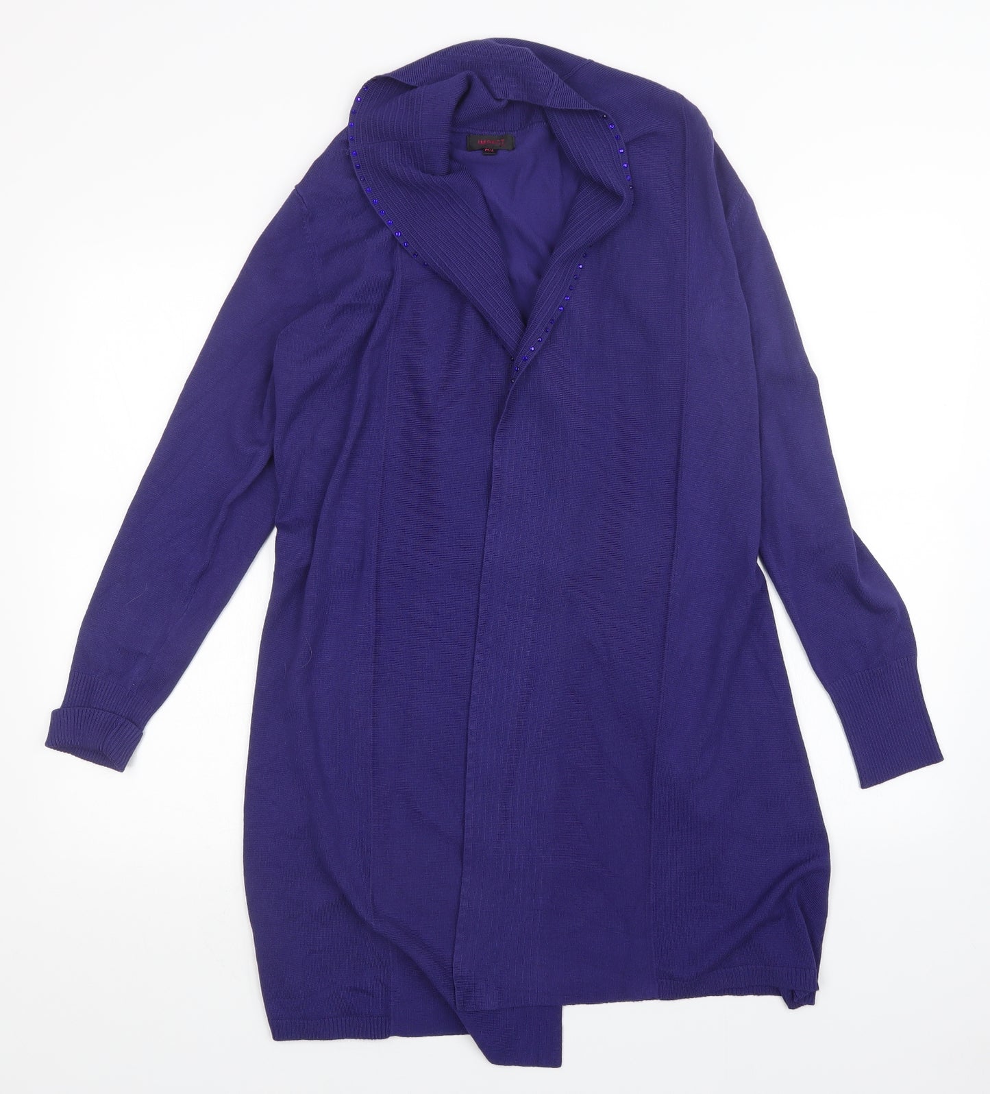 Impact Womens Purple   Cardigan Jumper Size M