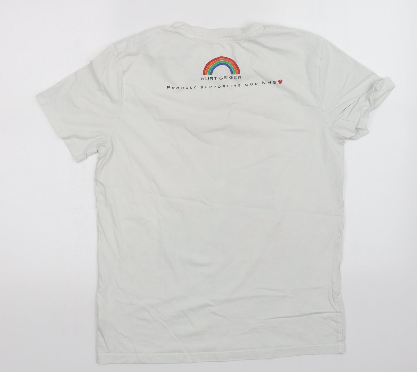 Kurt Geiger Womens White   Basic T-Shirt Size M